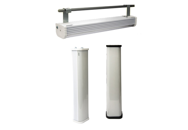 Luminária autônoma de sobrepor com Grau de Proteção IP66 / IK09